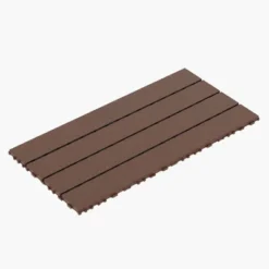 2FT Patio Deck Tiles, DIY Interlocking Decking, Quick Install For Porch, Poolside, Balcony, Backyard. 24pcs Red Brown -D'Eco Store GUEST 4b646373 f2de 4aa3 a795 dbf8583f3242