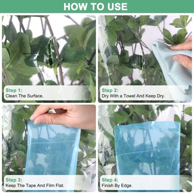 Unique Bargains Polyethylene Repair Waterproof UV-resistant Plastic Tape Thickness 6 Mil 1 Pc 4 Unique Bargains Polyethylene Repair Waterproof UV-resistant Plastic Tape Thickness 6 Mil 1 Pc - Image 4