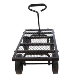 FURNIinspire Wheelbarrows And Lawn Carts Solid Wheels Tools Cart Wagon Cart, Metal Lawn Cart For Picnic, Shopping, Black, 37“*19"*45" 8 FURNIinspire Wheelbarrows And Lawn Carts Solid Wheels Tools Cart Wagon Cart, Metal Lawn Cart For Picnic, Shopping, Black, 37“*19"*45" -D'Eco Store GUEST 4fa33589 5b4b 4cd4 b06c 71d0429bb4b1