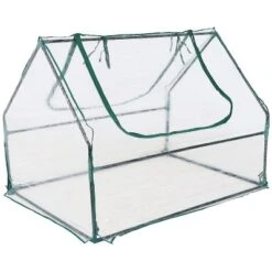 Sunnydaze Decor Sunnydaze Mini Greenhouse With 2 Zippered Side Doors - Clear 12 Sunnydaze Decor Sunnydaze Mini Greenhouse With 2 Zippered Side Doors - Clear -D'Eco Store GUEST 4fab0722 99c9 4cbb bf0b d0aa0b10db34