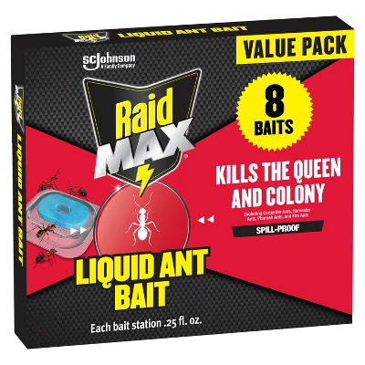 Raid Max Liquid Ant Baits Insecticides - 8ct 13 Raid Max Liquid Ant Baits Insecticides - 8ct - Image 13
