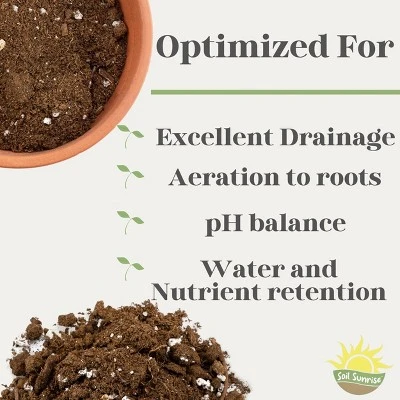 Soil Sunrise 8qt Succulent Potting Soil Mix, Custom Blend 7 Soil Sunrise 8qt Succulent Potting Soil Mix, Custom Blend - Image 7