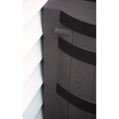 Good Ideas Rain Wizard Water Storage Rain Collection Rain Barrel 40-Gallon Darkened Ribs 4 Good Ideas Rain Wizard Water Storage Rain Collection Rain Barrel 40-Gallon Darkened Ribs - Image 4
