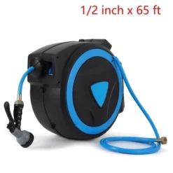 Retractable Garden Hose Reel 1/2 Inch X 65 Ft Wall Mount With 9-Pattern Nozzle 9 Retractable Garden Hose Reel 1/2 Inch X 65 Ft Wall Mount With 9-Pattern Nozzle -D'Eco Store GUEST 52741621 368b 42f8 909a f218e02afbaa