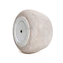 LuxenHome Rustic Indoor/Outdoor Planter – Round MgO Pot With Ribbed Texture 13 LuxenHome Rustic Indoor/Outdoor Planter – Round MgO Pot With Ribbed Texture -D'Eco Store GUEST 54f8021b a4c0 42b1 b826 6ad9ef8d71a7