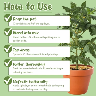 Soil Sunrise Horticultural Grade Rice Hulls; For House Plants And Chicken Bedding 6 Soil Sunrise Horticultural Grade Rice Hulls; For House Plants And Chicken Bedding - Image 6