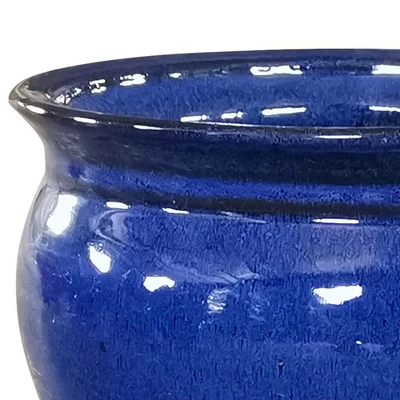 Southern Patio Wisteria 12 Inch Diameter Ceramic Indoor Outdoor Garden Planter Pot Urn With Saucer For Flowers, Herbs, And Plants 1 Southern Patio Wisteria 12 Inch Diameter Ceramic Indoor Outdoor Garden Planter Pot Urn With Saucer For Flowers, Herbs, And Plants