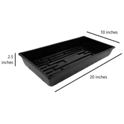SUNPACK 10" X 20" Mega Plastic Seed Starting Tray, 2.5" -D'Eco Store GUEST 58f36dcd 2d4c 4f8c bc60 531573f748e4