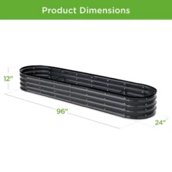 Best Choice Products 8x2x1ft Outdoor Metal Raised Oval Garden Bed, Planter Box For Vegetables, Flowers 14 Best Choice Products 8x2x1ft Outdoor Metal Raised Oval Garden Bed, Planter Box For Vegetables, Flowers -D'Eco Store GUEST 5c702a19 406f 4594 9ae2 9eb4c2dca6d8