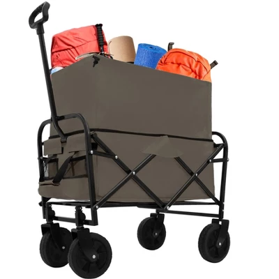 Collapsible Foldable Wagon Cart Beach Wagon Heavy Duty Utility Cart Utility Wagon Grocery Cart Green 1 Collapsible Foldable Wagon Cart Beach Wagon Heavy Duty Utility Cart Utility Wagon Grocery Cart Green