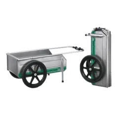 Tipke Manufacturing Company Foldit 2200 Do It All Portable Rust Resisting Aluminum Folding Utility Cart, 330 Lb Capacity, Green Stripe (2 Pack) -D'Eco Store GUEST 61cacd05 8160 438b ba31 5c68bf5665f6