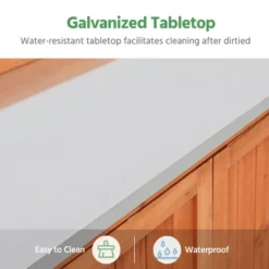 Yaheetech Outdoor Garden Potting Bench Table With Cabinet 14 Yaheetech Outdoor Garden Potting Bench Table With Cabinet -D'Eco Store GUEST 622e7e34 1e2f 4fdf af8b 894f80c43c75