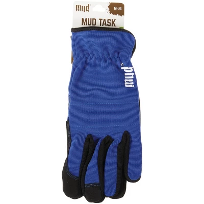 Mud Gloves Women's Medium/Large Synthetic Leather True Blue Garden Glove MD52001TB-WML 1 Mud Gloves Women's Medium/Large Synthetic Leather True Blue Garden Glove MD52001TB-WML