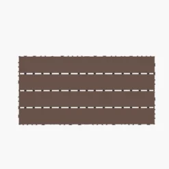 2FT Patio Deck Tiles, DIY Interlocking Decking, Quick Install For Porch, Poolside, Balcony, Backyard. 24pcs Red Brown -D'Eco Store GUEST 6594db2c 0ae6 48c1 ac3b 6861eb9632c7
