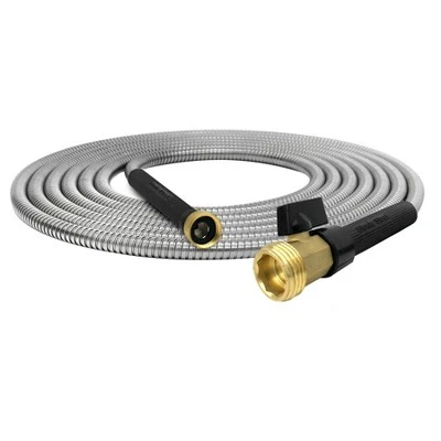 Bionic Steel Pro 304 Stainless Steel Metal Garden Hose With Brass Nozzle 1 Bionic Steel Pro 304 Stainless Steel Metal Garden Hose With Brass Nozzle