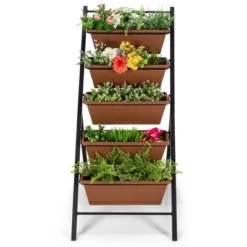 Costway 5-tier Vertical Garden Planter Box Elevated Raised Bed W/5 Container 16 Costway 5-tier Vertical Garden Planter Box Elevated Raised Bed W/5 Container -D'Eco Store GUEST 66346e2b 308b 4b61 bee5 9f3052ec7caf