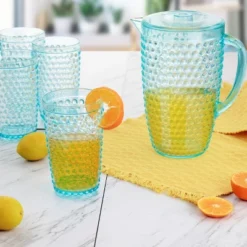 Gibson Home Malone 5 Piece Plastic Pitcher And Tumbler Set In Light Blue 10 Gibson Home Malone 5 Piece Plastic Pitcher And Tumbler Set In Light Blue -D'Eco Store GUEST 667d64c2 8b2f 4193 a4a0 a4910fde9387