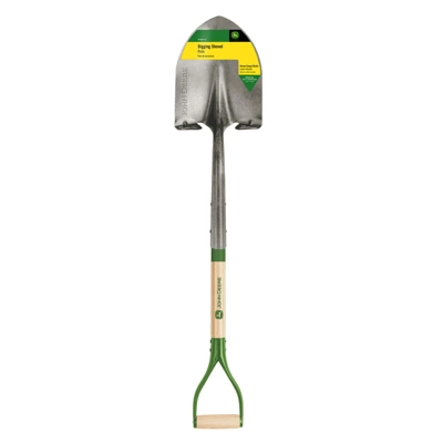 John Deere 42 In. Steel Digging Shovel Wood Handle 1 John Deere 42 In. Steel Digging Shovel Wood Handle