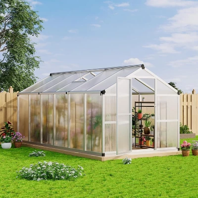 GustoWave Large Walk-In Outdoor Greenhouse Ideal For Winter Gardening In Backyard, Patio, And Lawn 8 GustoWave Large Walk-In Outdoor Greenhouse Ideal For Winter Gardening In Backyard, Patio, And Lawn - Image 8