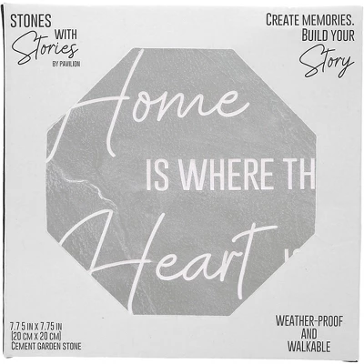 Pavilion Gift Company - Home Is Where - 7.75" X 7.75" Garden Stone - Stepping Stones And Pathways 6 Pavilion Gift Company - Home Is Where - 7.75" X 7.75" Garden Stone - Stepping Stones And Pathways - Image 6