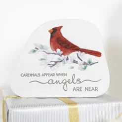 Pavilion Gift Company - Cardinals Appear - 5.5" Standing Memorial Stone - Stepping Stones And Pathways -D'Eco Store GUEST 703a4067 f667 4865 b0dd c29ca224cfa3