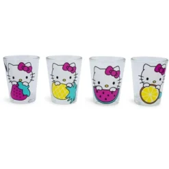 Hello Kitty 4 Piece 1.5oz Mini Glass Set 13 Hello Kitty 4 Piece 1.5oz Mini Glass Set -D'Eco Store GUEST 71071a8d 1ec4 45f3 b1f3 7f777248b6b9