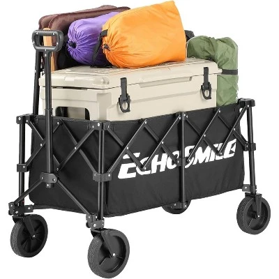 MaseiKar Collapsible Foldable Wagon With 300lbs Weight Cart Heavy Duty Folding Beach Wagon Cart With Wheels And Adjustable Handle For Camping, Garden 7 MaseiKar Collapsible Foldable Wagon With 300lbs Weight Cart Heavy Duty Folding Beach Wagon Cart With Wheels And Adjustable Handle For Camping, Garden - Image 7