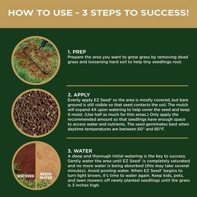 Scotts EZ Seed Bermudagrass 3.75lb Jug: Quick Germination, Sun/Shade Mix, Lawn Revitalization 8 Scotts EZ Seed Bermudagrass 3.75lb Jug: Quick Germination, Sun/Shade Mix, Lawn Revitalization - Image 8