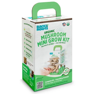 Back To The Roots Organic Mushroom Mini Grow Kit Pearl Oyster 2 Back To The Roots Organic Mushroom Mini Grow Kit Pearl Oyster - Image 2