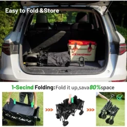 MaseiKar Collapsible Foldable Wagon With 300lbs Weight Cart Heavy Duty Folding Beach Wagon Cart With Wheels And Adjustable Handle For Camping, Garden 12 MaseiKar Collapsible Foldable Wagon With 300lbs Weight Cart Heavy Duty Folding Beach Wagon Cart With Wheels And Adjustable Handle For Camping, Garden -D'Eco Store GUEST 737d22fa 0271 43c6 8e1e d275169c7d70