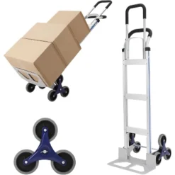 Heavy Duty 2-in-1 Aluminum Hand Truck With Stair Climbing Triangle Wheels – 650 Lb Capacity Convertible Dolly With Dual Handles 11 Heavy Duty 2-in-1 Aluminum Hand Truck With Stair Climbing Triangle Wheels – 650 Lb Capacity Convertible Dolly With Dual Handles -D'Eco Store GUEST 760d5487 c5f8 4582 bea4 1d0b9d5dfb10