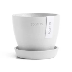 Ecopots Antwerp Mini Durable Modern Round Indoor/Outdoor Recycled-Based Composite Flower Pot Planter 20 Ecopots Antwerp Mini Durable Modern Round Indoor/Outdoor Recycled-Based Composite Flower Pot Planter -D'Eco Store GUEST 761602ba a06e 4e4c aeb2 c4fa5efec8f1