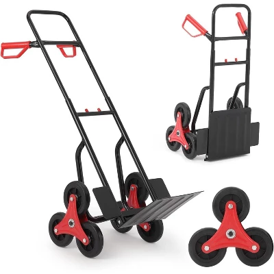 Acekool Stair Climbing Dolly, 2-in-1 Folding Hand Truck With 6 Wheels, Telescoping Handle, 330 Lbs Load For Stairs, Moving, Storage 8 Acekool Stair Climbing Dolly, 2-in-1 Folding Hand Truck With 6 Wheels, Telescoping Handle, 330 Lbs Load For Stairs, Moving, Storage - Image 8