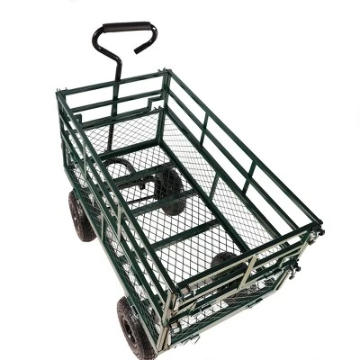 Chery Life Wagon Cart, Garden Cart Trucks Make It Easier To Transport Firewood, Green 2 Chery Life Wagon Cart, Garden Cart Trucks Make It Easier To Transport Firewood, Green - Image 2