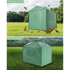 Portable Greenhouse For Indoor & Outdoor Plants, 6x8ft Durable PE Cover Pop-Up Green House Kit 16 Portable Greenhouse For Indoor & Outdoor Plants, 6x8ft Durable PE Cover Pop-Up Green House Kit -D'Eco Store GUEST 78488cf3 604b 4724 8a3b 7fc55dbb07d8