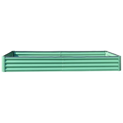 Metal Raised Garden Bed Kit, 8x4x1ft Outdoor Large Planter Raised Beds, Outdoor Garden Beds Raised Garden Boxes For Gardening Vegetables Flowers 8 Metal Raised Garden Bed Kit, 8x4x1ft Outdoor Large Planter Raised Beds, Outdoor Garden Beds Raised Garden Boxes For Gardening Vegetables Flowers - Image 8