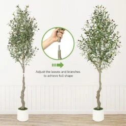 Faux Olive Tree With Moss And Planter Pot, Realistic Olive & Leaves Artificial Tree Tall Plants For Home Yard Office Decor Indoor Outdoor 16 Faux Olive Tree With Moss And Planter Pot, Realistic Olive & Leaves Artificial Tree Tall Plants For Home Yard Office Decor Indoor Outdoor -D'Eco Store GUEST 7afeb005 03bd 4c7c 95dc d7892031748e