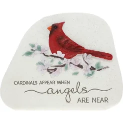Pavilion Gift Company - Cardinals Appear - 5.5" Standing Memorial Stone - Stepping Stones And Pathways -D'Eco Store GUEST 805ae128 25ba 454e 927f 0ad1973945ab