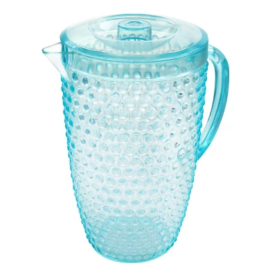 Gibson Home Malone 5 Piece Plastic Pitcher And Tumbler Set In Light Blue 3 Gibson Home Malone 5 Piece Plastic Pitcher And Tumbler Set In Light Blue - Image 3