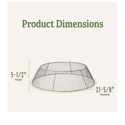 Gardener’s Supply Company Sturdy Chicken Wire Cloche Plant Protector Extension | Adds Broader Area Coverage Protection For Tall Plants Vegetables & 2 Gardener’s Supply Company Sturdy Chicken Wire Cloche Plant Protector Extension | Adds Broader Area Coverage Protection For Tall Plants Vegetables & - Image 2