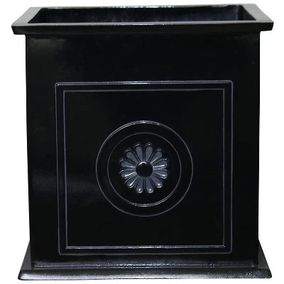 Southern Patio CMX-042426 Colony 16 Inch Square Resin Planter Urn (2 Set) 1 Southern Patio CMX-042426 Colony 16 Inch Square Resin Planter Urn (2 Set)