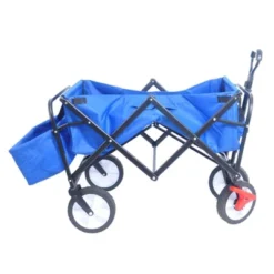 Folding Wagon Garden Shopping Beach Cart (Blue Colour) 12 Folding Wagon Garden Shopping Beach Cart (Blue Colour) -D'Eco Store GUEST 82aaeb7a 727f 461e ad04 bb2a46301893