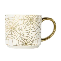 Sweet Water Decor Gold Spiderwebs Gold Hanlde Mug - 14oz 5 Sweet Water Decor Gold Spiderwebs Gold Hanlde Mug - 14oz -D'Eco Store GUEST 850a11a9 e98a 48b5 832f 38c4f98ac67e