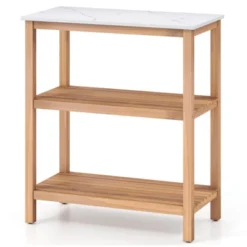 Tangkula 3-Tier Patio Garden Potting Bench Table W/ Acacia Wood 2 Slatted Shelves 18 Tangkula 3-Tier Patio Garden Potting Bench Table W/ Acacia Wood 2 Slatted Shelves -D'Eco Store GUEST 87f3ea30 5288 4e1a 9408 17ea4f15535b