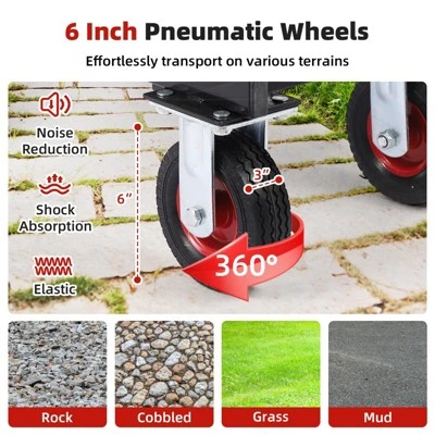 Folding Utility Mesh Steel Garden Carts And Wagons Heavy Duty 360lbs,Folding Utility Wagon Cart W Removable Mesh Sides 5 Folding Utility Mesh Steel Garden Carts And Wagons Heavy Duty 360lbs,Folding Utility Wagon Cart W Removable Mesh Sides - Image 5