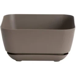 Novelty Majestic Garden Plastic Indoor/Outdoor Square Planter Pot, Taupe, 12in 11 Novelty Majestic Garden Plastic Indoor/Outdoor Square Planter Pot, Taupe, 12in -D'Eco Store GUEST 8b520a12 c15b 49ef 8593 e10ca9e9cb3c