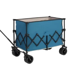 FURNIinspire Wheelbarrows And Lawn Carts Beach Wagon Lawn Cart Garden Cart, Heavy Duty Folding Utility Yard Cart, Blue, 20.87"*42.91"*32.68" 9 FURNIinspire Wheelbarrows And Lawn Carts Beach Wagon Lawn Cart Garden Cart, Heavy Duty Folding Utility Yard Cart, Blue, 20.87"*42.91"*32.68" -D'Eco Store GUEST 8bc3a899 0bdb 4128 a7cb 0a4a95b81d42