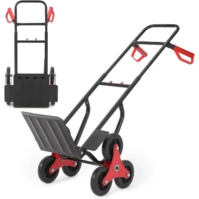 Acekool Stair Climbing Dolly, 2-in-1 Folding Hand Truck With 6 Wheels, Telescoping Handle, 330 Lbs Load For Stairs, Moving, Storage 1 Acekool Stair Climbing Dolly, 2-in-1 Folding Hand Truck With 6 Wheels, Telescoping Handle, 330 Lbs Load For Stairs, Moving, Storage