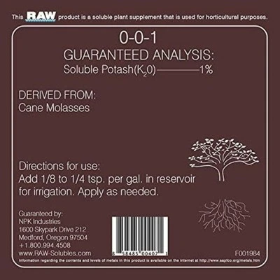 RAW Cane Molasses Enhance Water-Soluble Biostimulant For Boosting Beneficial Soil Life 4 RAW Cane Molasses Enhance Water-Soluble Biostimulant For Boosting Beneficial Soil Life - Image 4