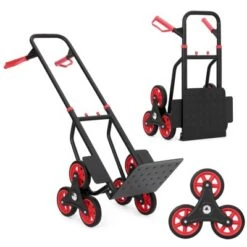 Stair Climbing Cart Heavy Duty Hand Truck With 6 Wheels Telescoping Handle And Elastic Ropes 330 Lbs Capacity Foldable Dolly, Red 14 Stair Climbing Cart Heavy Duty Hand Truck With 6 Wheels Telescoping Handle And Elastic Ropes 330 Lbs Capacity Foldable Dolly, Red -D'Eco Store GUEST 8eef174e d69b 48f5 9b6d db95c4aa0935